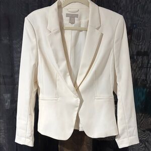 H&M Women's Cream Blazer